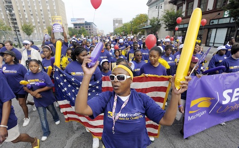 Labor Day Parade in Detroit / AP