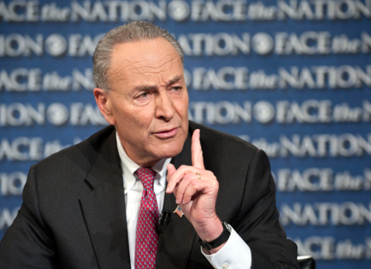 Sen. Chuck Schumer (D., N.Y.) speaks on "Face the Nation," Sunday, Oct. 13, 2013.