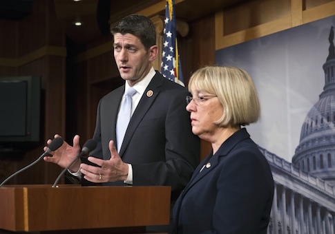 Rep. Paul Ryan (R., Wisc.) and Sen. Patty Murray (D., Wash.)