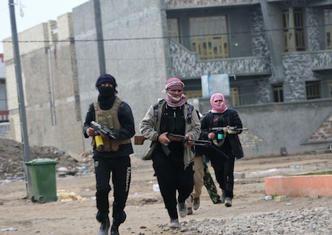 ISIS fighters in Syria / AP