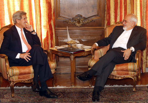 John Kerry and Mohammad Javad Zarif / AP