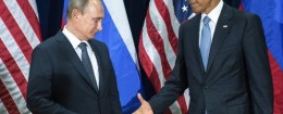 Vladimir Putin and Barack Obama