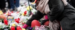 A memorial for victims of the Brussels attacks / AP