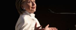 Hillary Rodham Clinton speaks at the 2017 Stephan Weiss Apple Awards on June 7, 2017 in New York City. / Getty Images