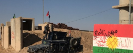 Members of Iraqi federal forces are seen near the oil fields in Kirkuk, Iraq. October 16, 2017. / Reuters