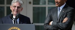 Judge Merrick Garland speaks after being introduced by President Barack Obama as his nominee to the Supreme Court in the Rose Garden at the White House, March 16, 2016 in Washington, DC. / Getty Images