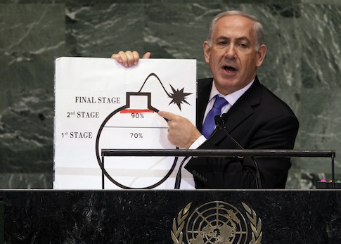 Benjamin Netanyahu, Nuclear weapons, Iran, Israel
