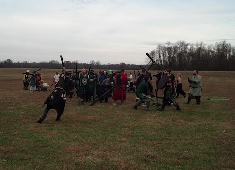 D.C. area's live-action roleplaying group 'Darkon' engages in a battle