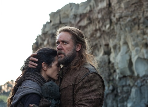 Jennifer Connelly and Russell Crowe in a scene from "Noah" / AP