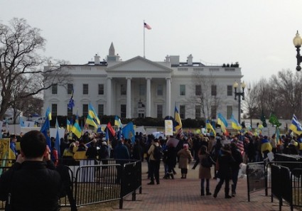 Ukraine White House protest