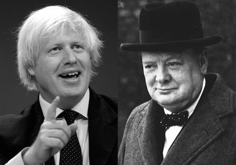Boris Johnson, Winston Churchill /