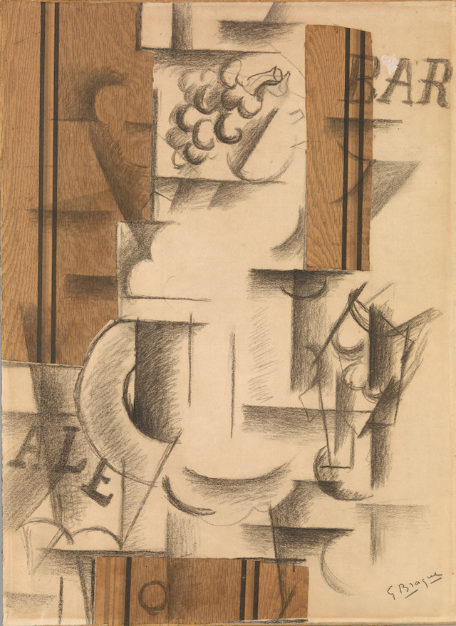 Georges Braque, Fruit Dish and Glass, 1912 / © 2014 Artists Rights Society (ARS), New York, ADAGP, Paris