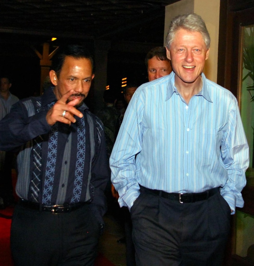 Bill Clinton and the Sultan of Brunei