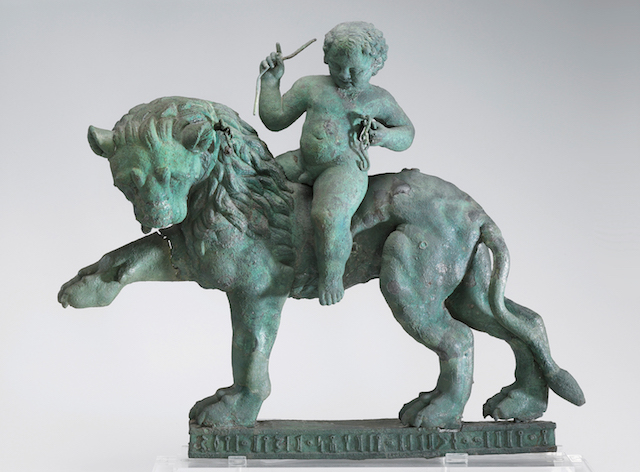 Eros riding a lion, 100 BC- AD 25 / Arthur M. Sackler Gallery, Smithsonian Institution