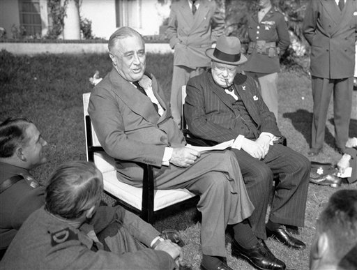 Franklin Delano Roosevelt, Winston Churchill