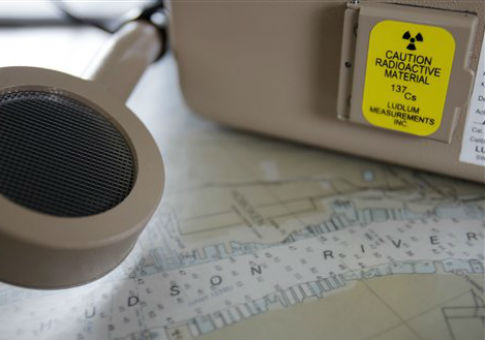 An instrument for detecting radiation during a 2011 exercise to intercept radioactive "dirty bombs" in waterways near New York / AP