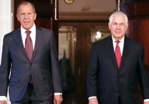 Russian Foreign Minister Sergey Lavrov (L) and U.S. Secretary of State Rex Tillerson / Getty Images