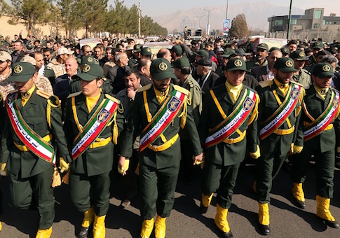 Members of the Iranian Revolutionary Guard Corps