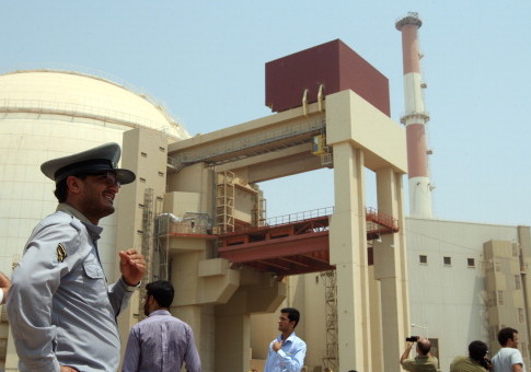 The reactor building at the Russian-built Bushehr nuclear power plant