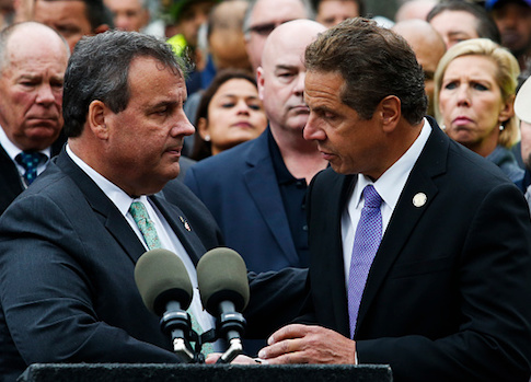 New Jersey Governor Chris Christie and New York Governor Andrew Cuomo