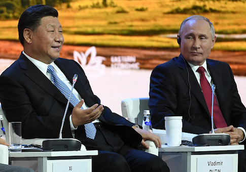 China's President Xi Jinping and Russian President Vladimir Putin