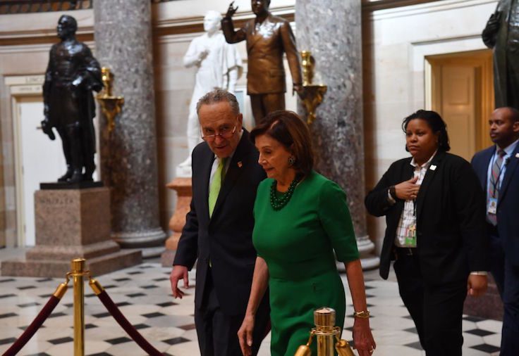 Nancy Pelosi and Chuck Schumer