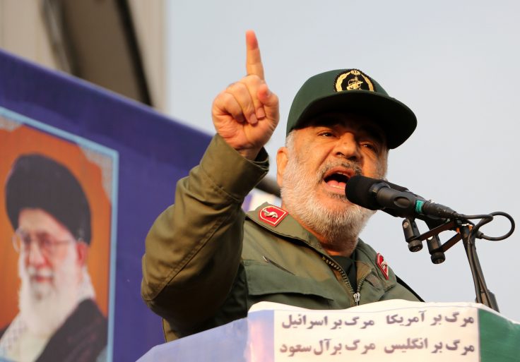 Iranian Revolutionary Guards commander Major General Hossein Salami