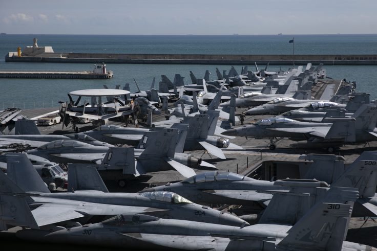Uss Ronald Reagan Carrier Strike Group Makes Port Call in Busan