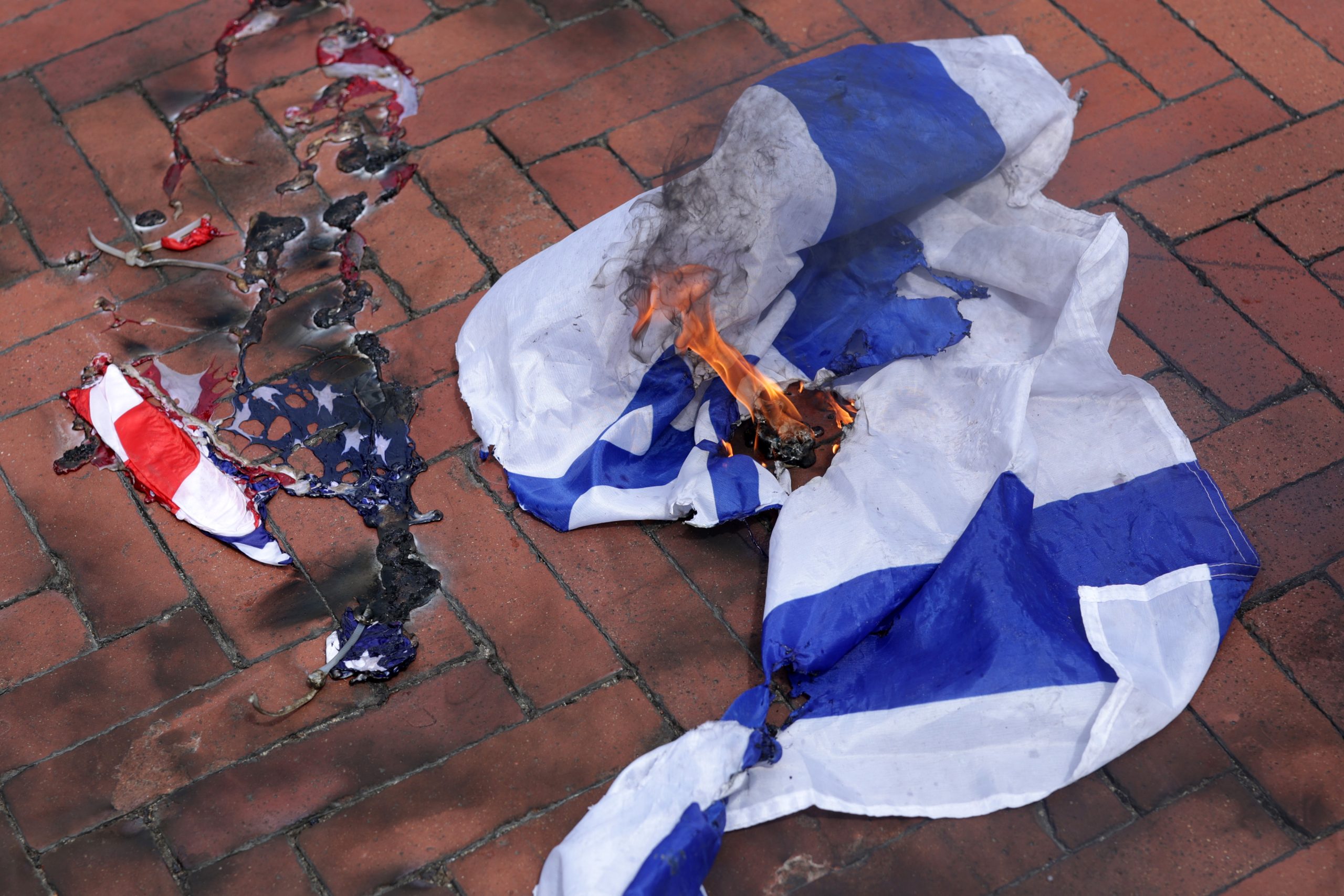 Biden-Harris Admin Denied Resources to Police During Pro-Hamas Protest Where Agitators Burned American Flag, Committee Chairman Says