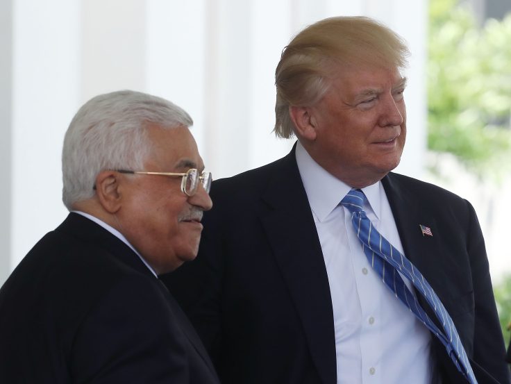 President Trump Welcomes Palestinian President Abbas to White House 2