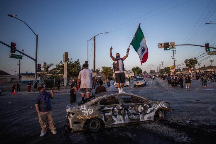 Protesters Clash with Federal Immigration Agents in Los Angeles County 3