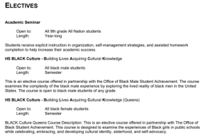 Minneapolis Public Schools Prohibit White and Asian Students From Taking Classes on ‘BLACK Culture’ and ‘BLACK Queens’