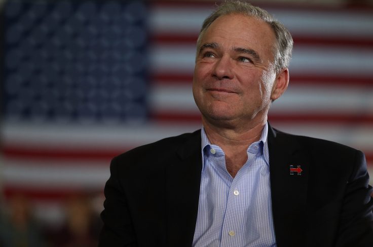 Out to Lunch? Sen. Tim Kaine Says He Was So Distracted by Virginia Elections That He Couldn't Pay Attention to Shutdown Negotiations.